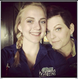Linnea och mamma Ulrika.