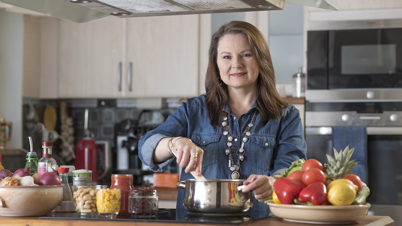 Christina förespråkar ekologisk och naturlig mat och anser att vi bör skippa all snabbmat.