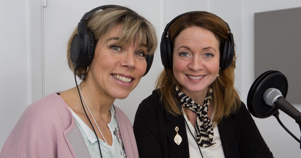 Hillevi Wahl och Pernilla Månsson Colt i Kroppspodden.