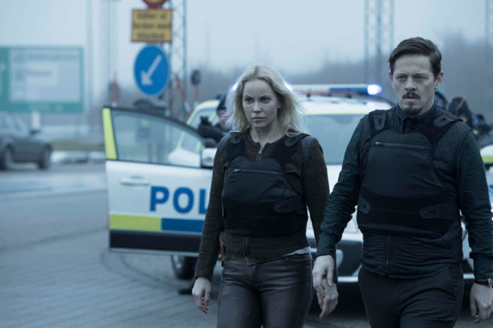 Kriminalserien ”Bron” är en internationell succé och Sofia Helins polis ”Saga Norén” har fans över hela världen. Här med danske kollegan Thure Lindhardt