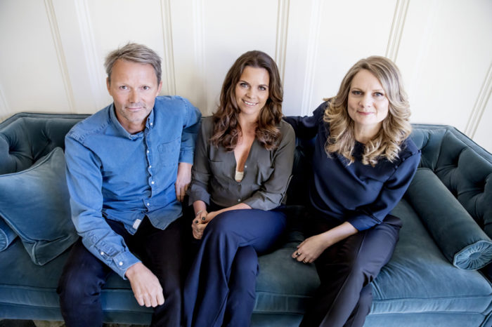 Felix Herngren, Clara Herngren och Moa Herngren i samband med Bonusfamiljen.