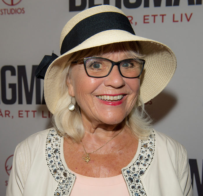 Christina Schollin på galapremiären av "Bergman - Ett år ett liv" i Stockholm.