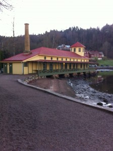 Badhuset som idag är vandrarhem