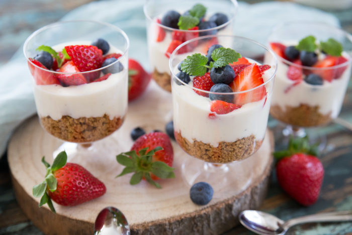 desserter i glas desserter i glas