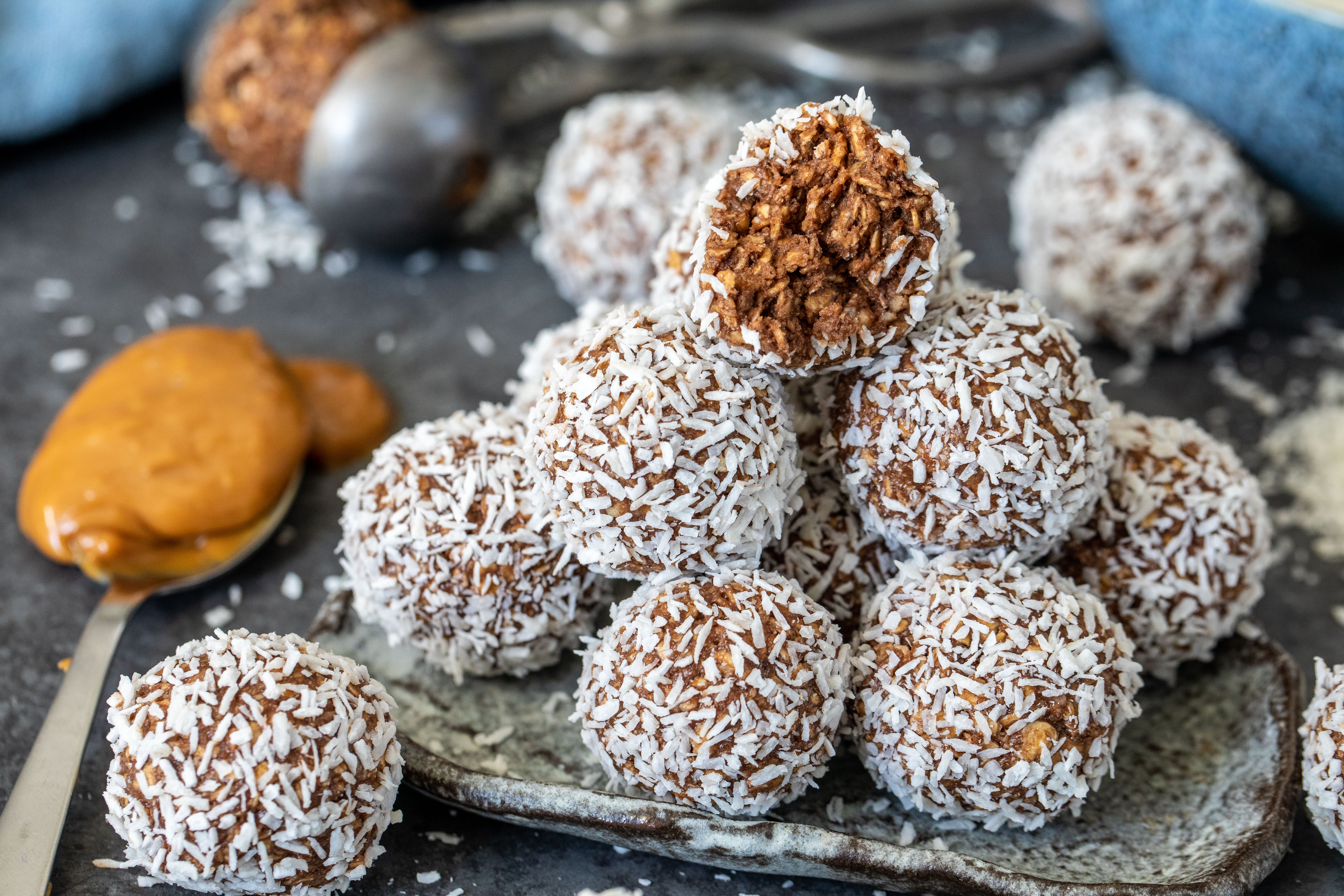 Chokladbollar med dulce de leche Fredriks fika Allas.se