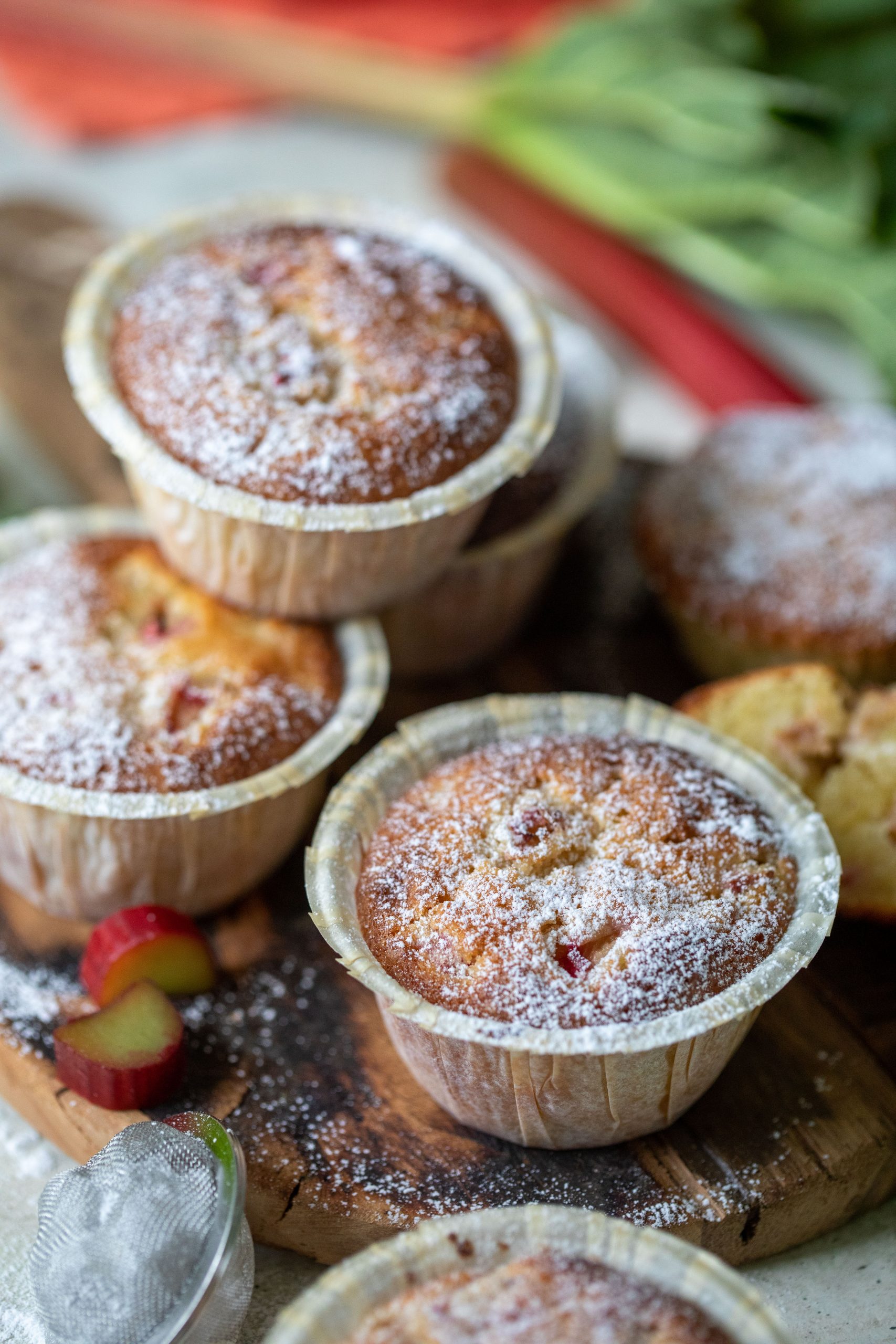 Mazarinmuffins med rabarber Fredriks fika Allas.se