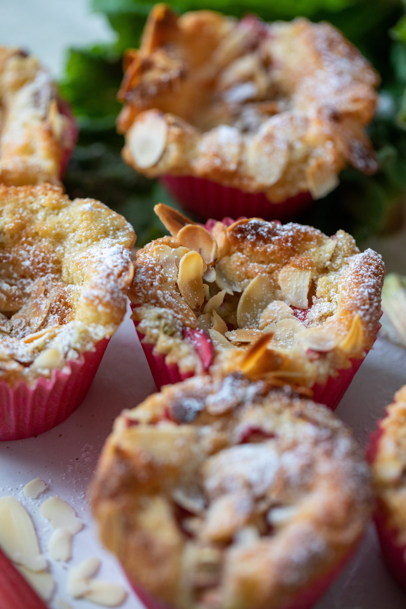 Segmjuka muffins med rabarber Fredriks fika Allas.se