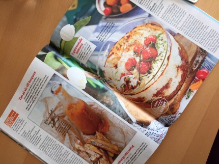 "Mamma Maggies moussaka". Ljuvlig!